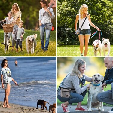 Сумка для ласощів Ownpets для собак, сумка для дресирування, зручна та функціональна, сіра