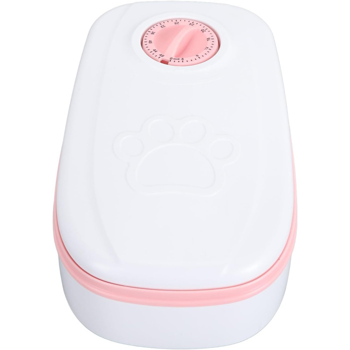 Автоматичний диспенсер для котячого корму з охолоджуваним відсіком, годівниця для малих собак, сухий/вологий корм, програмована годівниця (РОЖЕВИЙ)