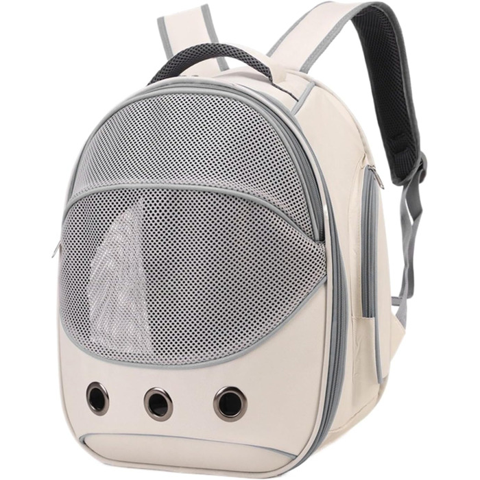 Транспортна сумка для собак Tyinerc | Сумка з регульованими ремінцями – для подорожей, прогулянок в авто, цуценят, кошенят на вулиці, сіра