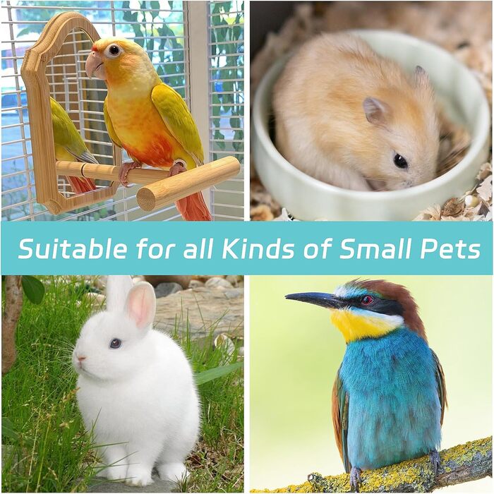 Годівниця та миска для гризунів та птахів Vogelkäfig-Futterstation, 2 шт.