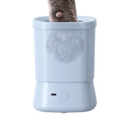 Очищувач лап для собак | Портативна щітка для лап - щітка з 2 швидкостями для ванни для лап, аксесуари для догляду, подорожі, дім, після прогулянок, на відкритому повітрі, піших прогулянок, кемпінгу, блакитний