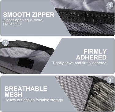 Транспортна переноска для собак та котів, сіра, 94x53x53 см, складана, з подвійними дверцятами, Oxford тканини