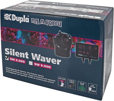 Помпа течії Dupla Marin Silent Waver 6000 л/год для морських акваріумів, тиха робота, міцна конструкція, бездротове керування, енергоефективна циркуляція води, легкий монтаж