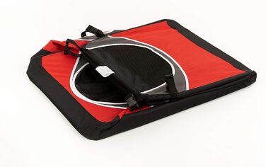 Транспортна переноска для собак та котів, 91x64x64 см, червона. Клітка-переноска для подорожей, відпочинку, собак та котів.