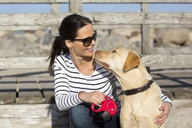 Flexi Classic L рулетка для собак до 50 кг, 8 м, чорний