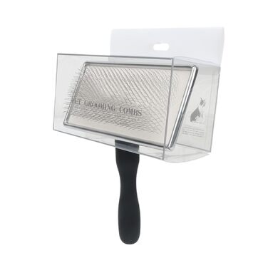 Щітка для собак та котів – масажна щітка з металевими шпильками для видалення підшерстка та вичісування ворсу