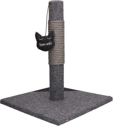 Котячий когтетоп Rosewood 40146 стильний та сучасний, з повсті та сизалю, антрацит