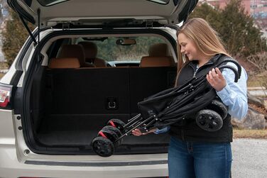 Візок для тварин Pet Gear Travel Lite, рожевий (чорний), до 6,8 кг