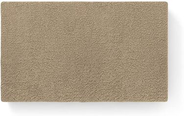 Ортопедичний лежак для собак Knuffelwuff Ellenie з плюшу та велюру, 79x60 см, бежевий, не ковзає, легко чиститься, для великих, середніх і малих собак