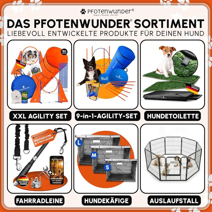 Клітка для собак Pfotenwunder® для дому, сітчаста переносна коробка для собак у 3 розмірах, 2 двері + 1 кришка, 1 посібник з навчання, переносна клітка для собак, авто клітка для собак з дротяною сіткою (107*71*77,5 см) - середній розмір