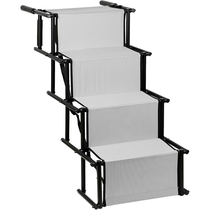 Рампа для собак Homewell - складана, до 70 кг, регульована, сіра