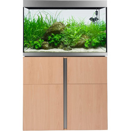 Набір акваріум Fluval Siena 160, 166 л з тумбою, білий (бук)