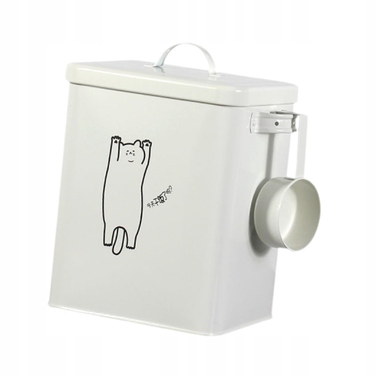 Герметичний контейнер для зберігання сухого корму для котів та круп, універсальний органайзер для продуктів