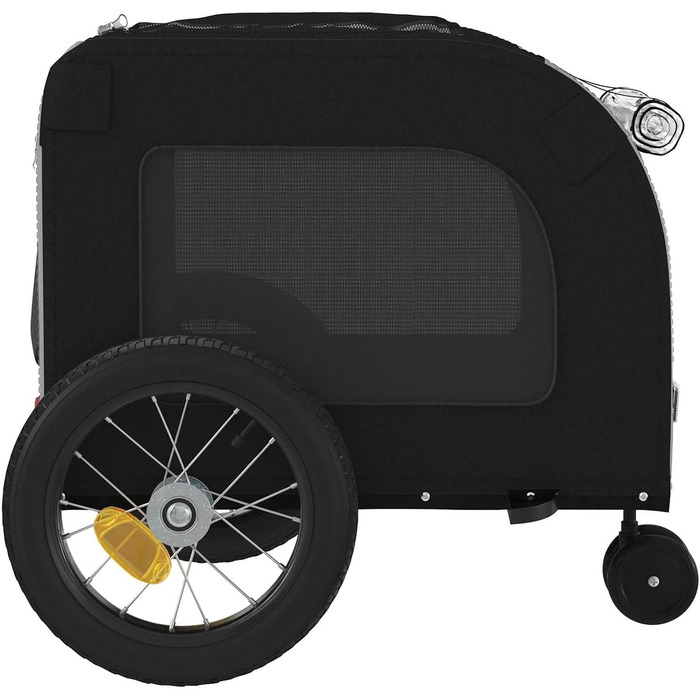 Навісник на велосипед для собак Oxford - сірий та чорний, водонепроникний, модель 93846