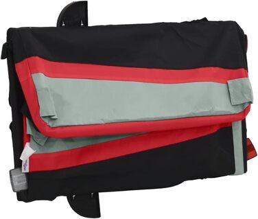 Дитячий причіп-транспортер для собак, велосипедний причіп чорного та червоного кольорів, 45 кг, сталь, для щоденного транспортування, легко монтується