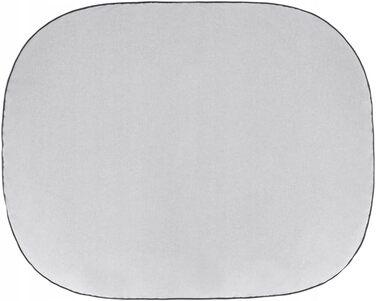 Матрац для собак овальної форми, 87x68x15 см, сірий - водонепроникний, кучелистий, для собак маленьких, середніх та великих порід, підходить для вулиці, можна прати