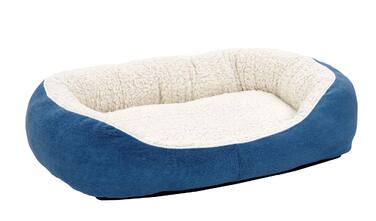 Ліжко для собак Midwest Homes for Pets Kuschel, синє, розмір S (77x9x60 см)
