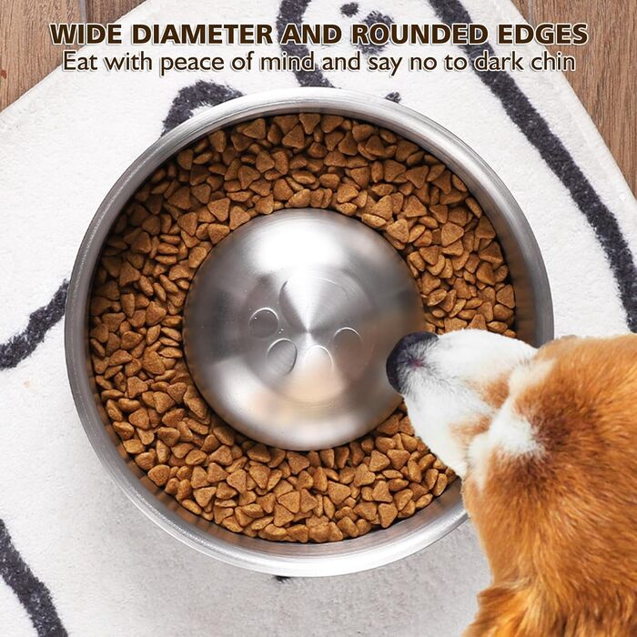 Миска для собак Slow Feeder з гелю, запобігає ковтання, великі миски для собак, аксесуари для собак, покращує травлення