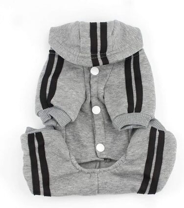 Теплий костюм-комбінезон для собак та котів різних розмірів (XXXXXL, сірий)