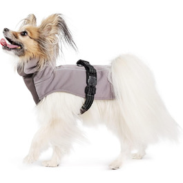 Зимовий одяг для собак Goldpaw: тепла куртка для холодної погоди, срібна, розмір 22