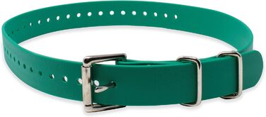 Biothane нашийник для собак Educator, 1,9 см, зелений