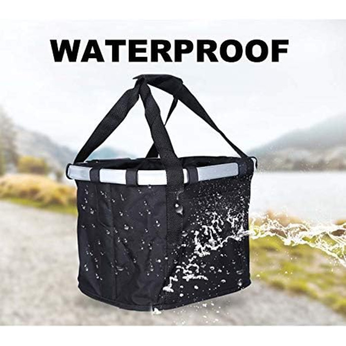 Складаний кошик для велосипеда: знімний, для тварин (собака, кіт), легка установка