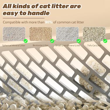 Автоматичний лоток для котів великого розміру з самоочищенням, 65л + 9л, з керуванням через додаток, низький вхід, видалення запаху, для кількох котів