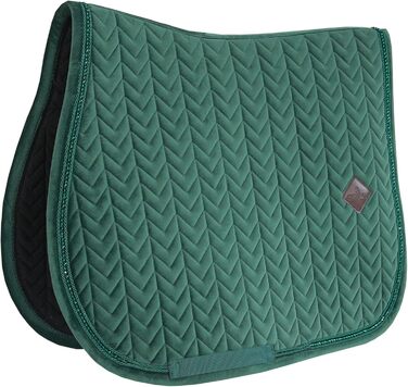 Kentucky Horsewear Schabracke Velvet Pearls - підкова для коня, розмір SR, колір Pine Green