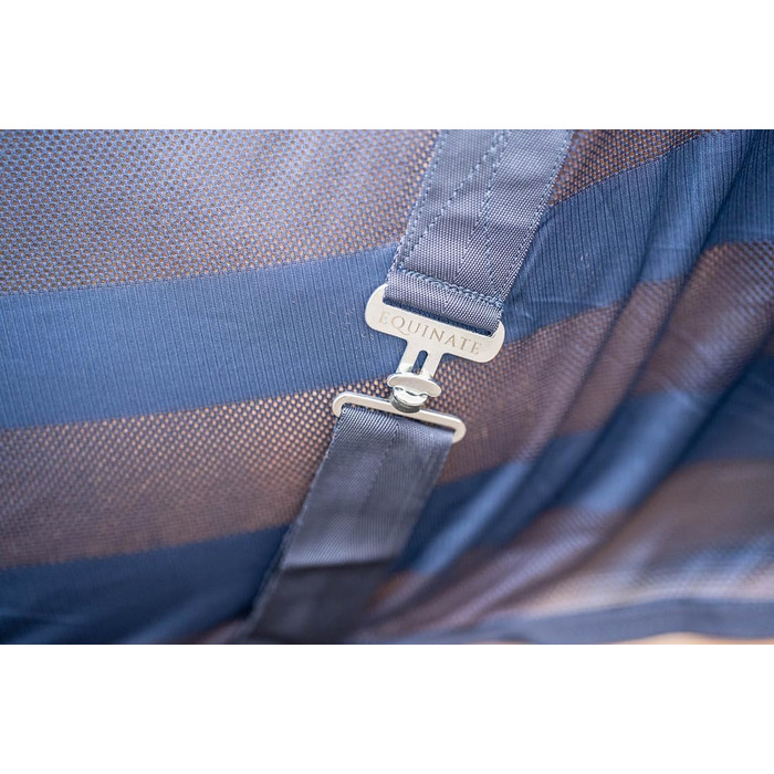 Захисний в'їжджуваний вкладиш Equinate Guardian для коней, 145 см, Navy - захисна ковдра від комах, ковдра для випасу