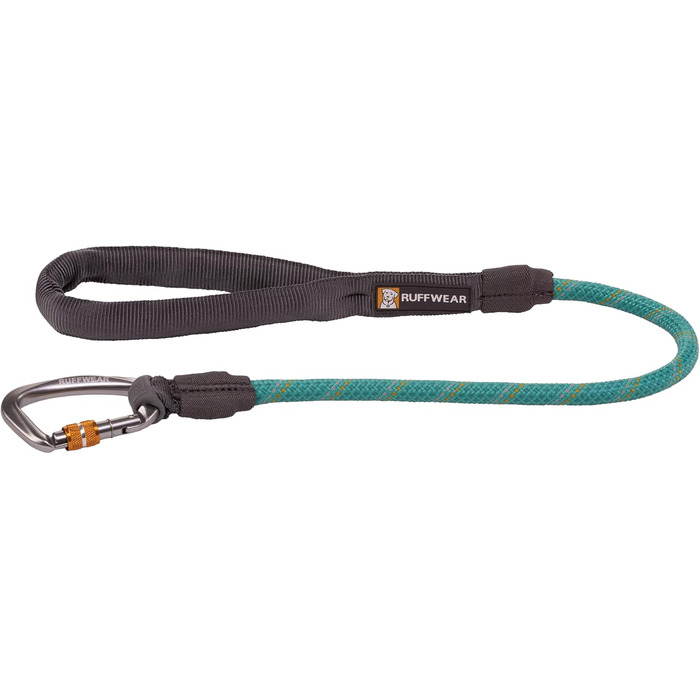 RUFFWEAR Knot-a-Long короткий повідок для собак з карабіном, 0,76 м, бірюзовий