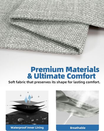 Ліжко для собак Sytopia XXL, водовідштовхувальне, кошик, 59 кг, для великих собак, для дому та вулиці, світло-сірий, 127 см, XX-Large