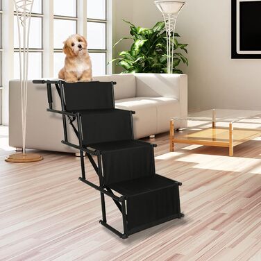 Рампа для собак у машину, складана, чорна, до 75 кг