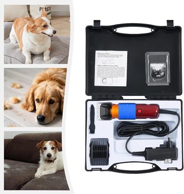 Професійна машинка для стрижки собак, 36W, 1000-6600RPM, електрична