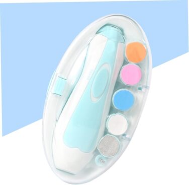 Електричний триммер для нігтів Milisten для котів та собак з LED-підсвіткою, тихий мотор, безпечна догляд, блакитний колір