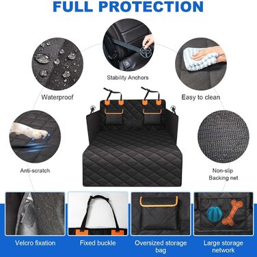 Захисна килимок у багажник для собак Hyundai Tucson Kona Ioniq Ioniq 5 Nexo ayon, чорний, вологостійкий