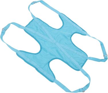 Гніздо-гамак для собак розмір L, блакитне, дихаюче, запобігає натиранню, регульовані ремені, повід для маленьких тварин