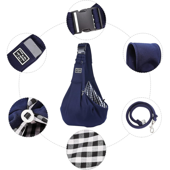 Транспортна сумка для собак та котів з плечовим ременем, для маленьких собак, для подорожей на відкритому повітрі, блакитна