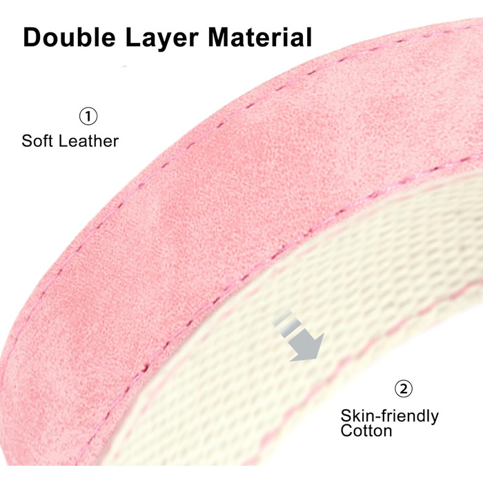 Персоналізоване собаче ошийник з металевою застібкою, двостороннє оксамитове ошийник з іменем та номером телефону, регульовані розміри для малих, середніх та великих собак (м'яке шкіряне ошийник)