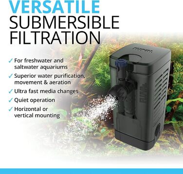 Внутрішній фільтр Fluval U2 для акваріумів 45-110 л, 5 Вт, занурюваний