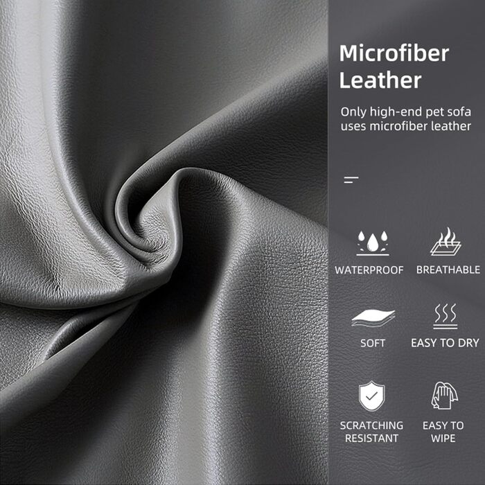 Ортопедичне ліжко для тварин BingoPaw 80 x 60 см, сіре - для собак та котів