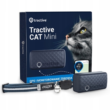 GPS-трекер Tractive CAT Mini для котів, темно-синій