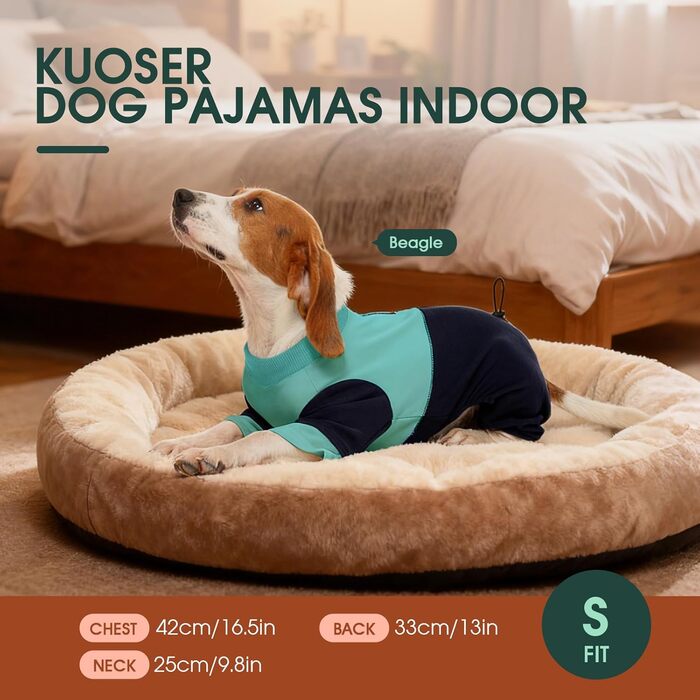 Теплий флісовий собачий светр Kuoer для маленьких собак, зимовий одяг, зелений (XS, синій)