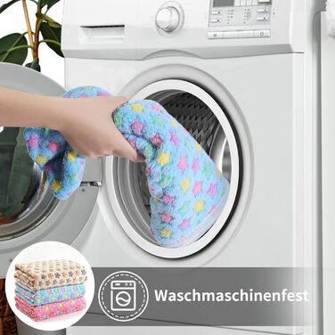 М'яка ковдра для собак та котів Demigeat, 3 шт. - тепла та зручна ковдра для лежанки, переноски, подорожей. Підходить для маленьких та середніх тварин.