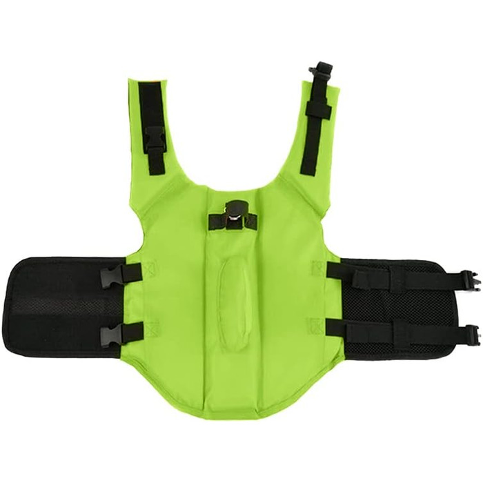 Спасальний жилет для собак FONLAM: зелений, S (маленькі та середні породи)