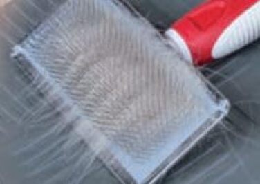 Щітка для собак EHASO Softzupfbürste різних розмірів (Large, поле 10x6 см, довжина 20 см) (Small, поле 8x3,5 см, довжина 1 см)