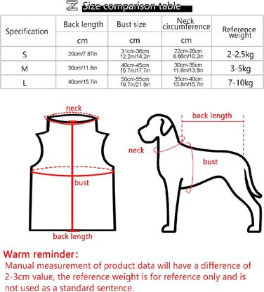 Зимова куртка для собак - теплий комір-нашийник, ізольована верхня частина з м'яким флісом, вітронепроникний комплект для собак середніх розмірів для прогулянок у холодну погоду