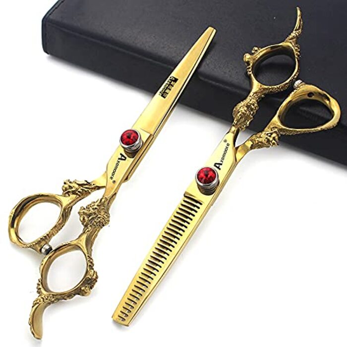 Професійні ножиці для перукарів Sharonds 6 дюймів (2 шт.) - набір для стрижки та филирування, нержавіюча сталь