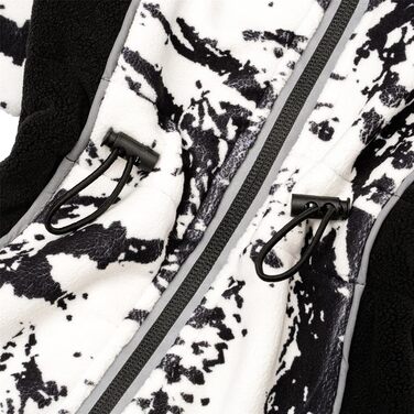 Теплий зимовий костюм для собак (S) - флісова куртка, теплий одяг для собак, теплий зимовий наряд, білий колір