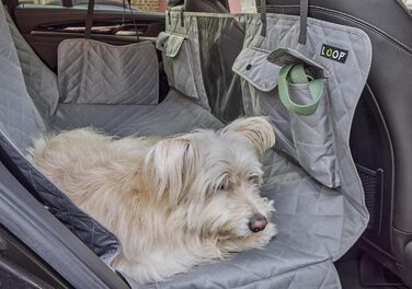 Ремінь безпеки для собак Loop на заднє сидіння авто, з карабіном, регульована довжина 60-80 см, аксесуар до килимка для собак NIMM Mich MIT