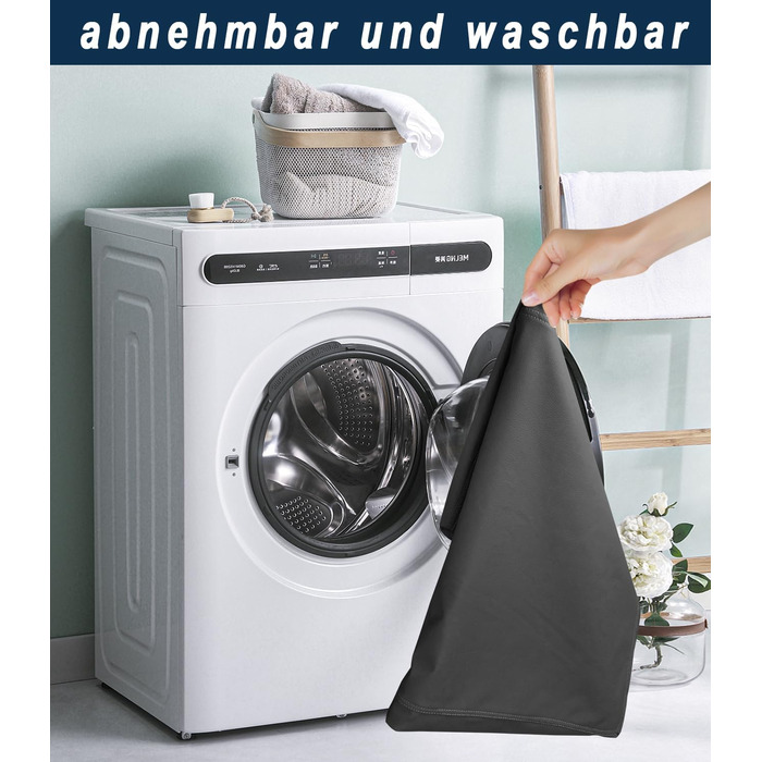 Ортопедичне ліжко для собак великих порід від GUANGDEEN - м'яке, знімний чохол, чорний колір, 116x71x7 см